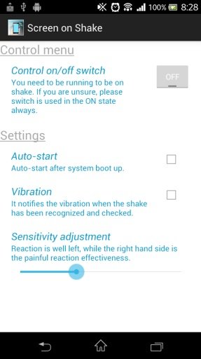 Screen on Shake截图2