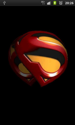 Superman 3D Logo Wallpaper截图1