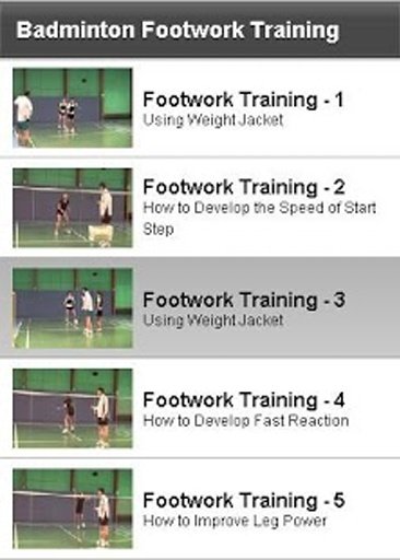 Badminton Footwork Training截图2