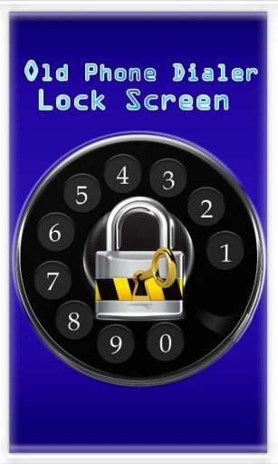 Old phone Dialer Lock Screen截图1