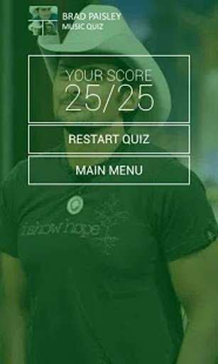 Brad Paisley Music Quiz截图5