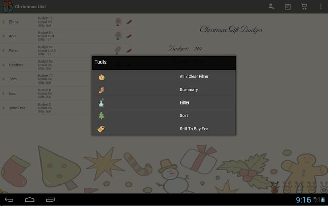 Christmas List Snowball截图2