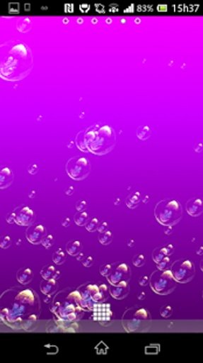 Bubble 3D Purple Livewallpaper截图3