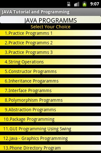 Java Tutorials &amp; Programs截图9