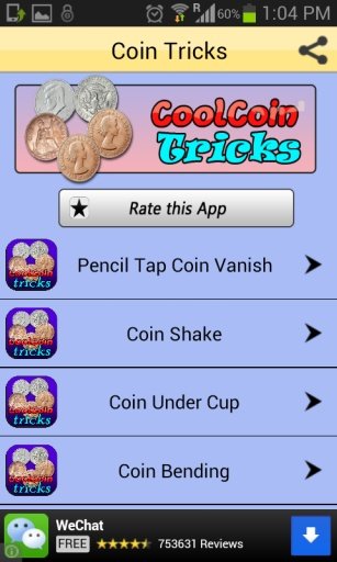 Coin Tricks Magic Video截图6