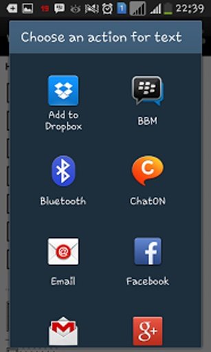 Universal Autotext BB Android截图5