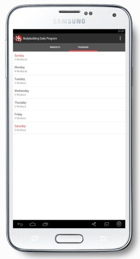 Bodybuilding daily program截图2
