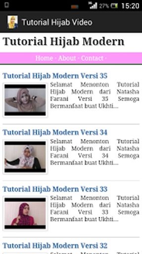 Tutorial Hijab Video截图5