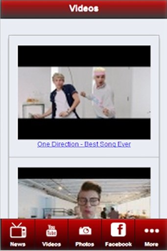 One Direction: Songs + Videos.截图5