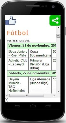 futbol gratis online plus截图2