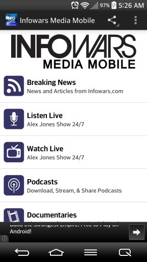 Infowars Media Mobile截图1