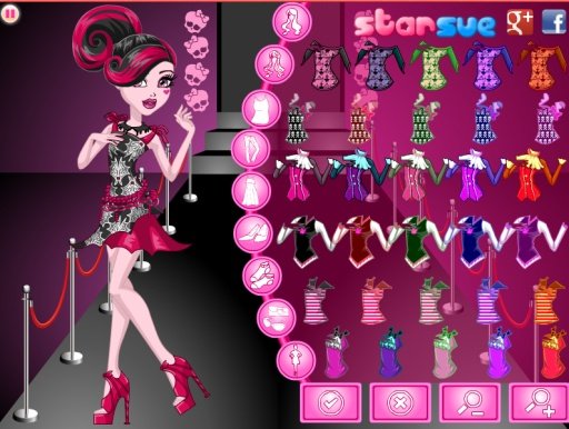 Monster High Makeover +Dressup截图4