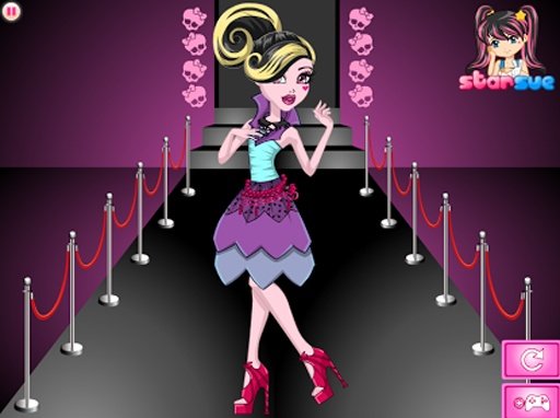 Monster High Makeover +Dressup截图2