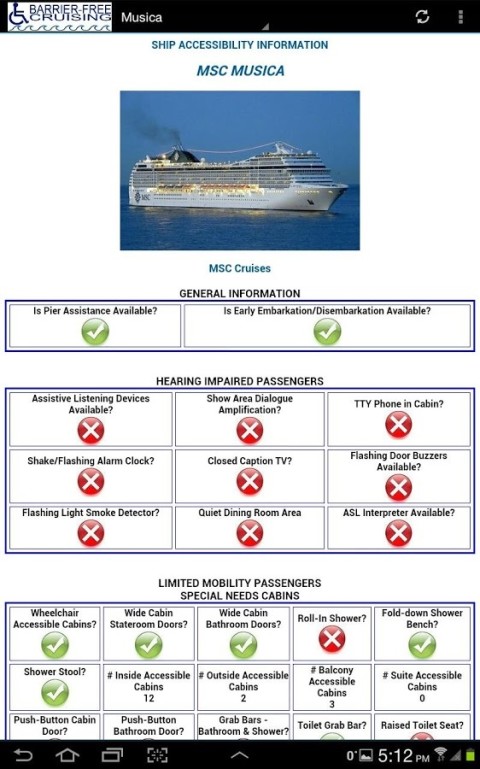 Barrier-Free MSC Cruises截图2