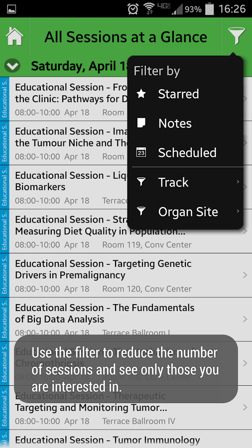 AACR Annual Meeting 2015 Guide截图4