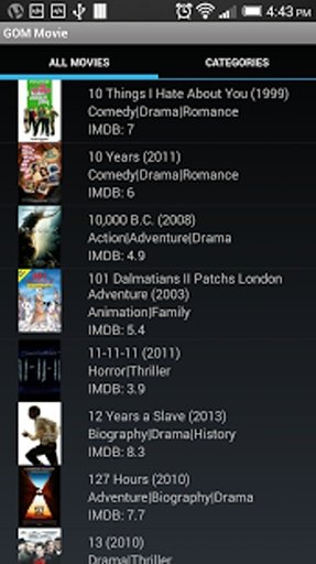 GOM Media Player Android截图2