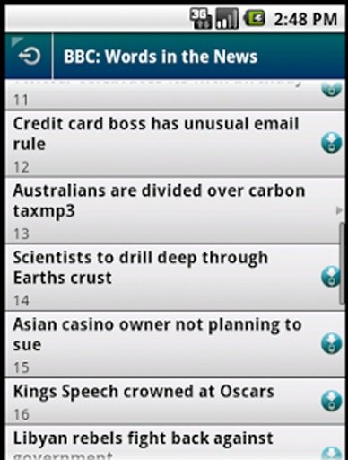 BBC English: Words in the News截图2