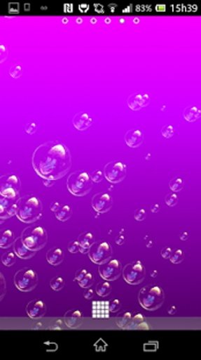 Bubble 3D Purple Livewallpaper截图9