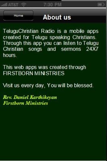 Telugu Christian Radio截图1