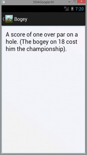 Golf Vocab截图6