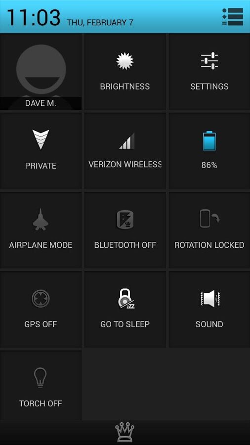 Dark Blue Mint CM10.1 /AOKP截图1