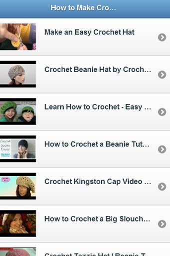 Make Crochet Hats Video截图2