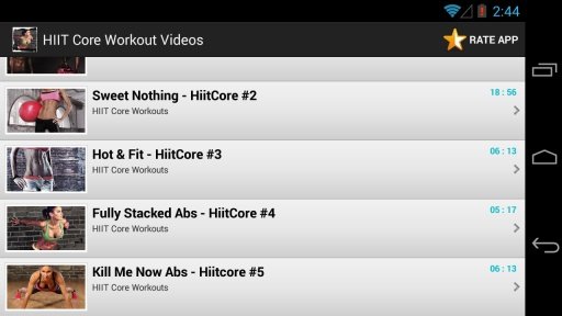 HIIT Core Workout Videos截图1