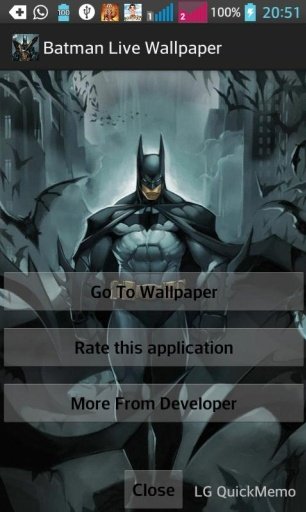 Batman's Bat Live Wallpaper截图5