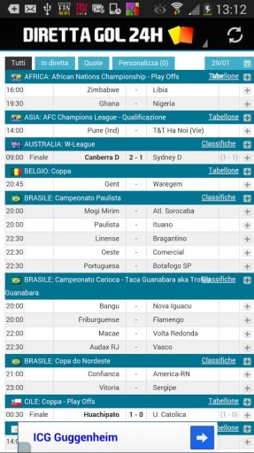 Diretta Gol: Livescore 24H截图1