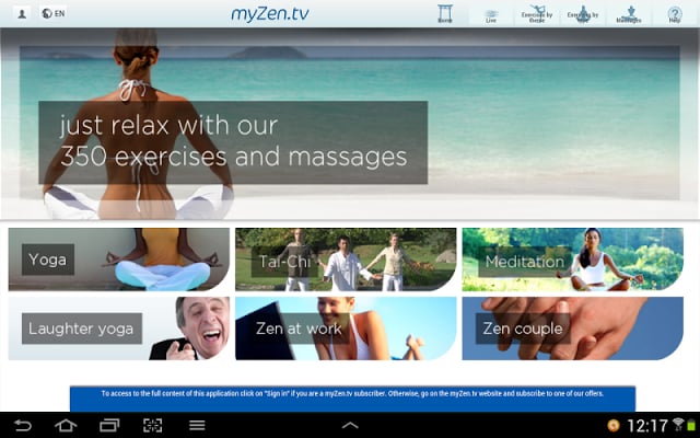 myZen.tv - Well-being partner截图2