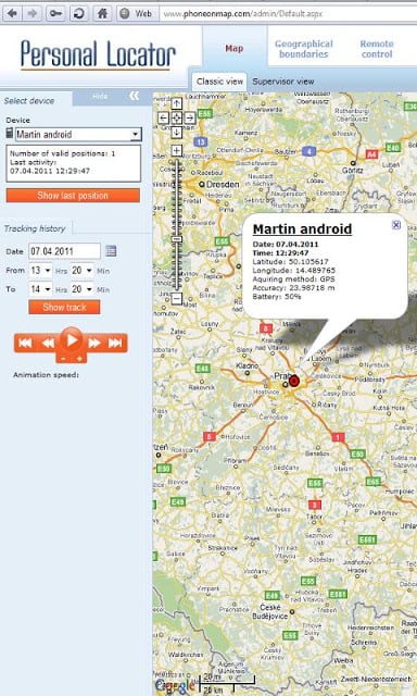 Cell phone GPS Tracker截图2