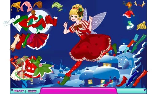 Cute Christmas Fairy Dress Up截图2