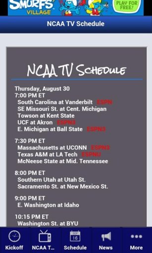 Auburn Football Schedule截图3