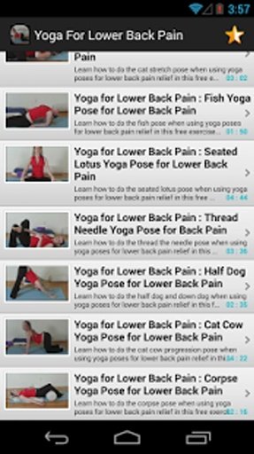 Yoga For Lower Back Pain截图1