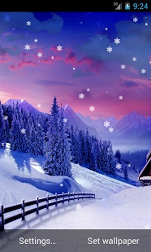 Snow Live Wallpaper Free截图6