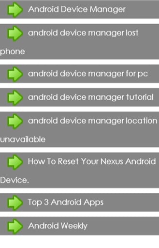 Android Device Manager截图1