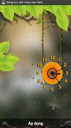 Rain Clock Flower Wallpaper截图4