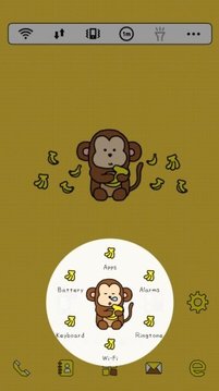 Monkey dodol launcher theme截图