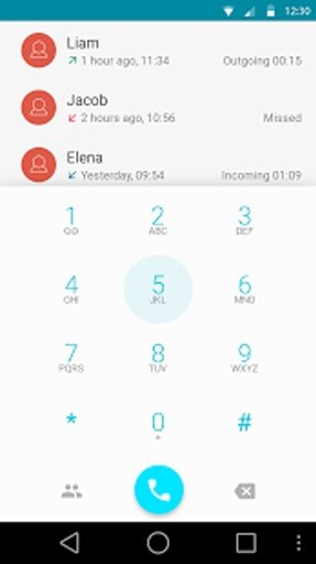 exDialer Android L Theme截图2