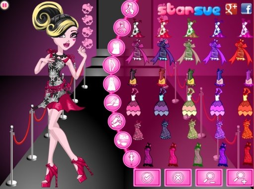 Monster High Makeover +Dressup截图7