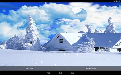 Snow Live Wallpaper Free截图7