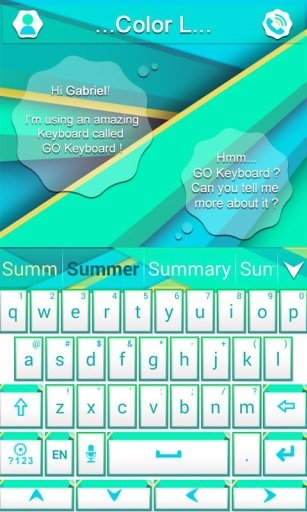 Color L GO Keyboard截图2