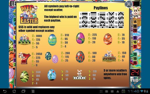 Mega Easter Slot Machine截图4