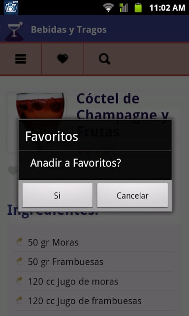 Bebidas y Tragos截图9