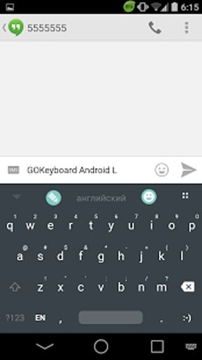 Android L Theme GoKeyboard截图2