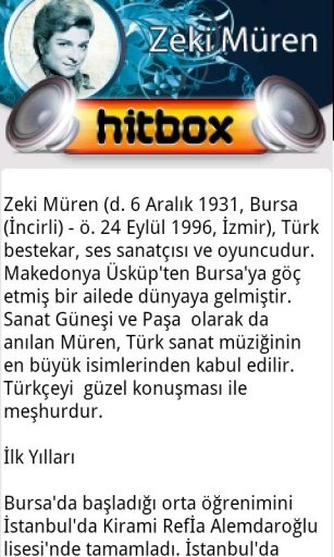 Zeki Müren Hit Box截图1