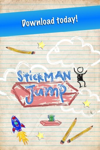 Stickman Jump: Flap The Doodle截图1