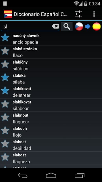Spanish Czech Dictionary FREE截图2