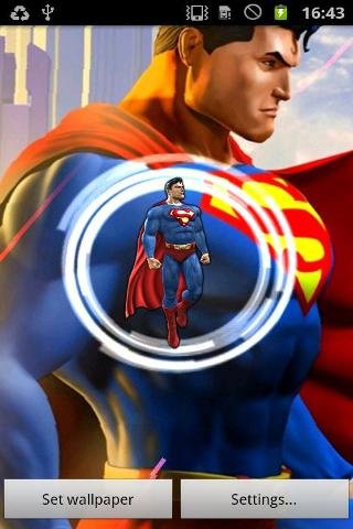 Superman Free Live Wallpaper截图3