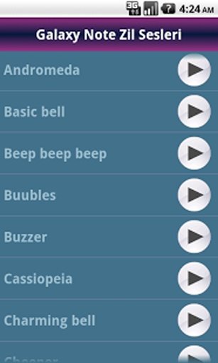 Galaxy Note Zil Sesleri截图1